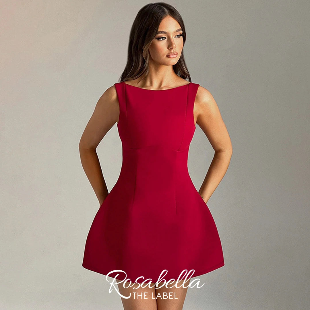 Backless Sleeveless Mini Dress