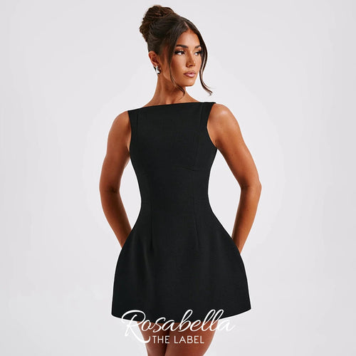 Backless Sleeveless Mini Dress