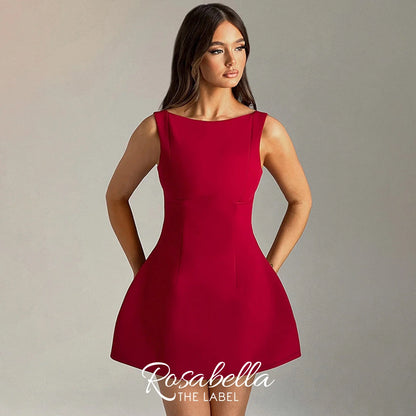 Backless Sleeveless Mini Dress