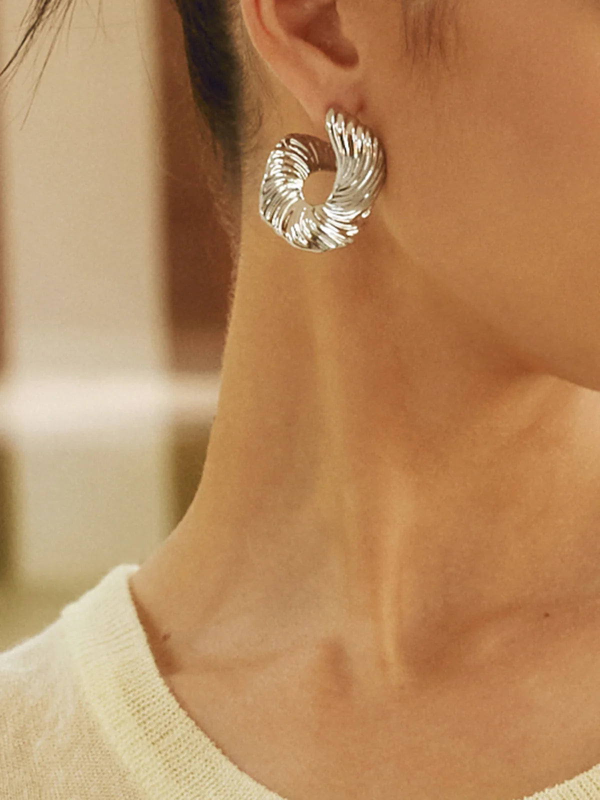 Irregular Geometric Earrings