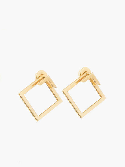 Square Geometric Earrings