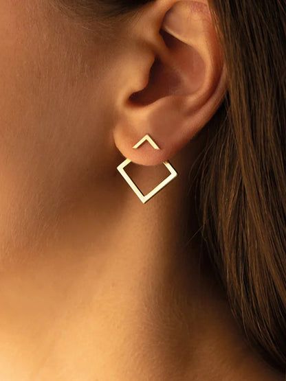 Square Geometric Earrings