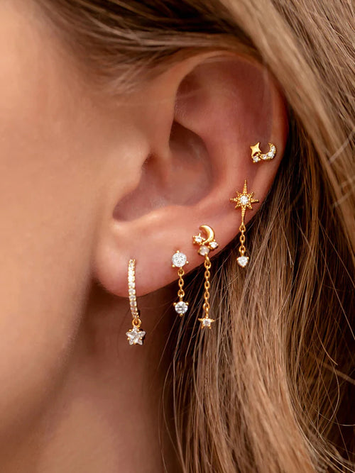 Moon & Stars Earrings