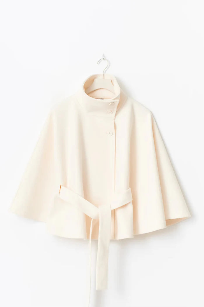 Elegant Women’s Short Cape Coat